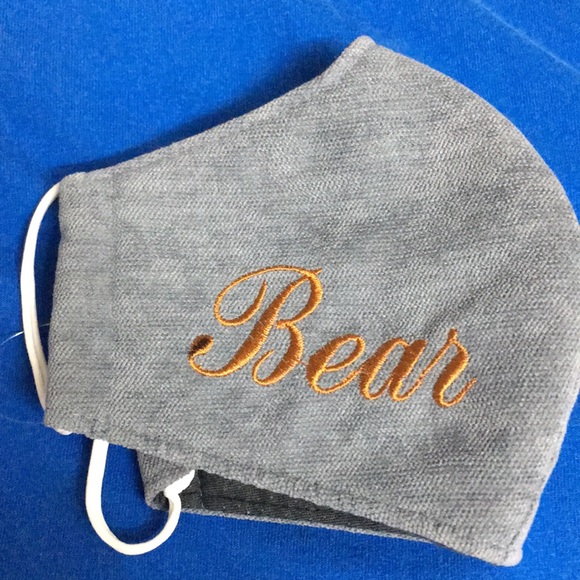 FACE MASK NEW DOUBLE LAYERS STRETCHY - Picture 2 of 5